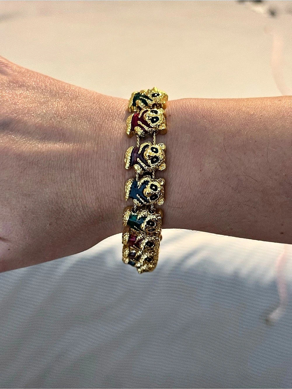 Vintage-Inspired Little Rascals Enamel Charm Bracelet